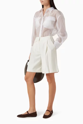 شورت بوسطن برمودا قطن