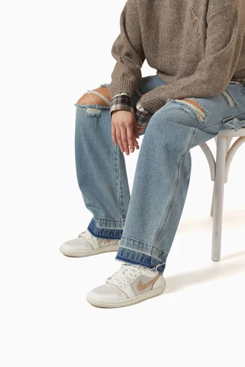 Air Jordan 1 SE Low-top Sneakers in Leather