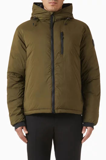 Black Label Lodge Hoodie in Nylon