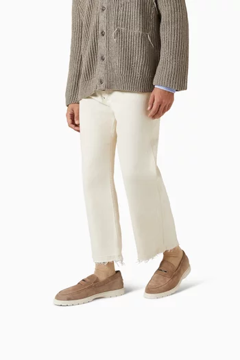 حذاء سهل الارتداء جلد نوبوك