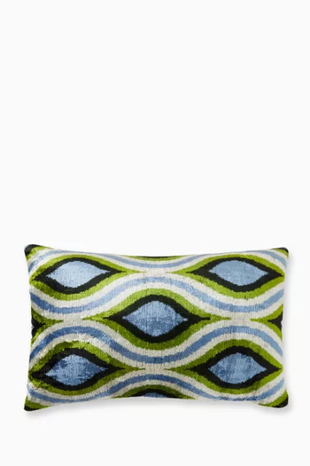 Double Sided Cushion in Silk Velvet