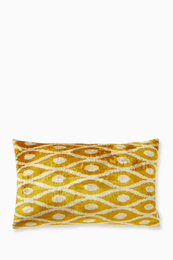 Double Sided Cushion in Silk Velvet