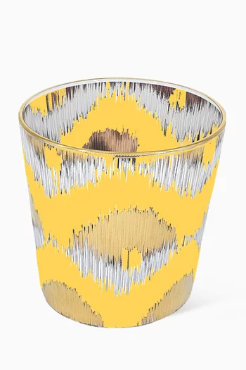 Ikat Glass Tumblers, Set of 4