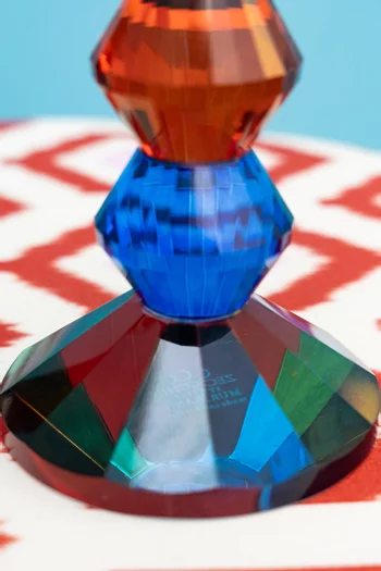 Candlestick Holder in Crystal Glass