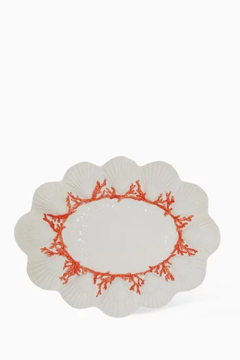 طبق سان جاك خزف بطلاء يدوي