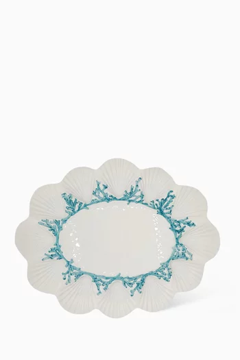 طبق سان جاك خزف بطلاء يدوي