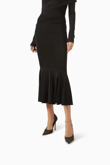 حذاء كلاسيك ميس زي ديجراستراس بكعب 100 مم