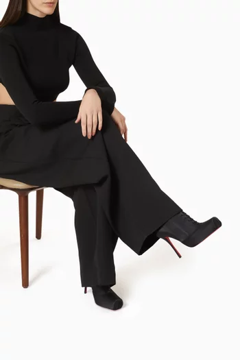 حذاء بوت بافلوفا بكعب 100 مم كريب ستان