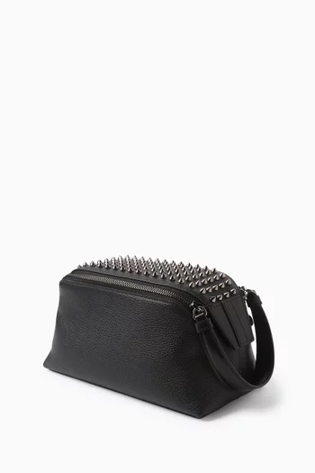 Funky Spike Pouch in Leather