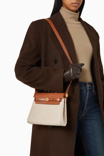 حقيبة هيرباج ميني توال وجلد بقر غير مستعملة