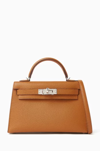 حقيبة كيلي ميني جلد شيفر مستعملة بعناية