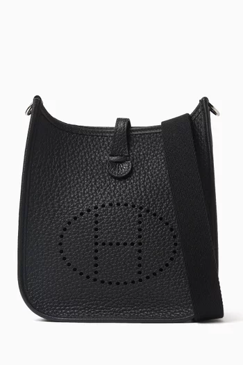 حقيبة إيفيلين ميني جلد ثور لين بملمس بارز غير مستعملة