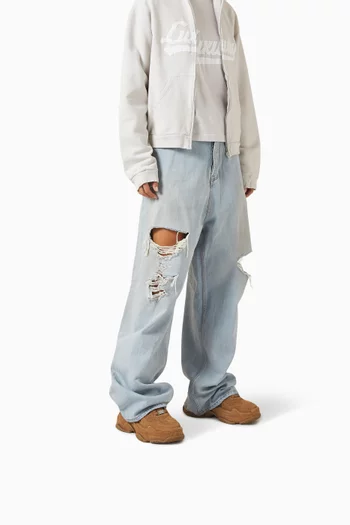 Triple S Sporty Sneakers in Suede