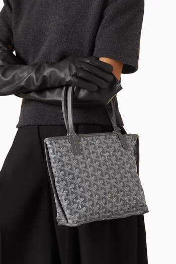Unused Mini Anjou Tote Bag in Goyardine Canvas