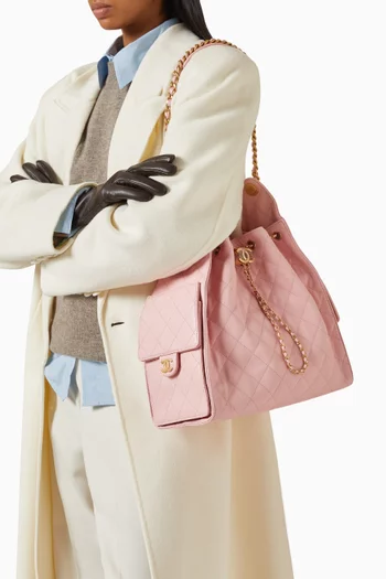 حقيبة كتف 25 متوسطة جلد عجل حبيبي غير مستعملة