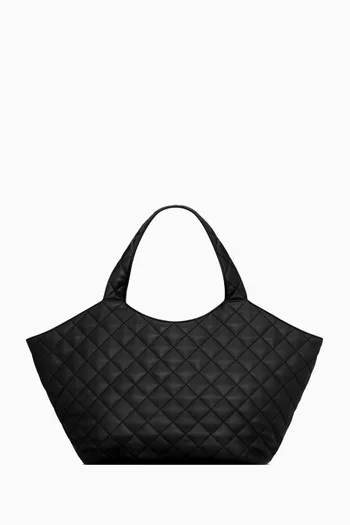 حقيبة يد اي كير متوسطة جلد نابا مبطن