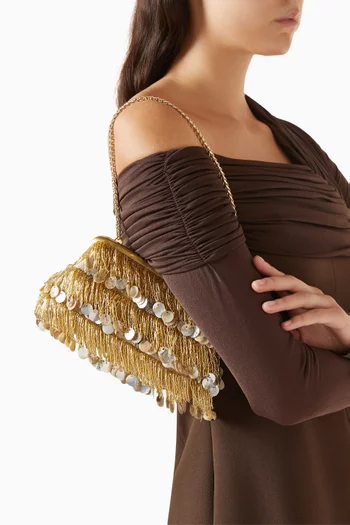 HoldMe Tassel Clutch