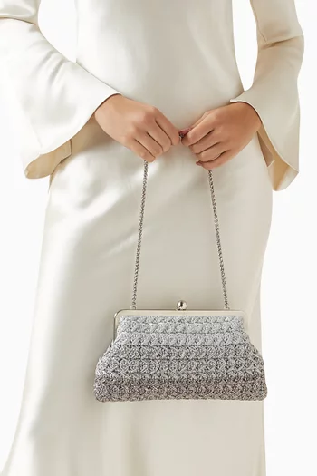 Eclipse Crochet Clutch Bag
