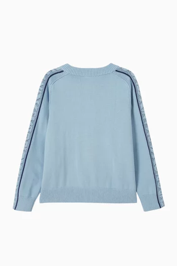 كارديغان بسحّاب وشعار الماركة