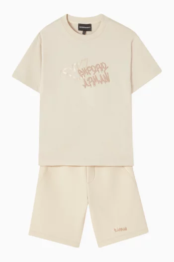 Logo Shorts in Jersey