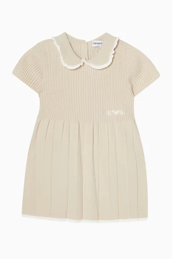 فستان بطيّات قماش منسوج