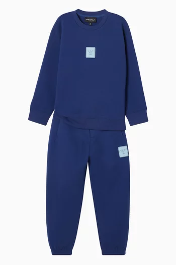 Logo Patch Sweatpants in Cotton-blend