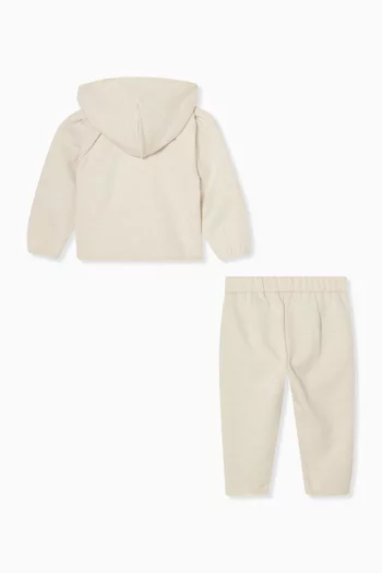 بدلة رياضية بشعار النسر مزيج قطن