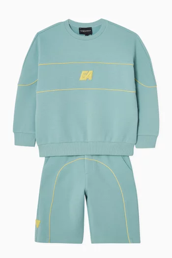 Bermuda Shorts in Jersey Piqué