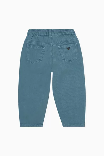 Front Stitch Jeans in Denim