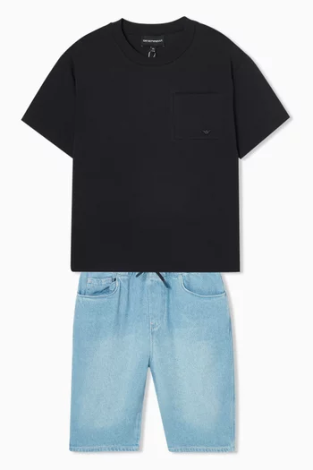 Logo Pocket T-shirt in Cotton