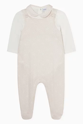 طقم دنغري وبلوزة بشعار النسر