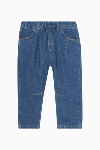 Eagle Logo Jeans in Denim