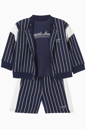 Striped Sweatshirt in Cotton