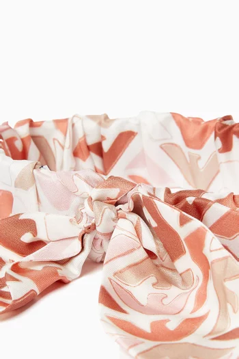 Printed Headband in Silk