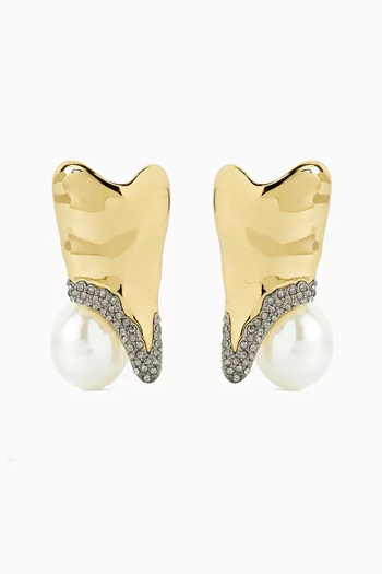 أقراط سبنسر نحاس مطلي ذهب عيار 12‏