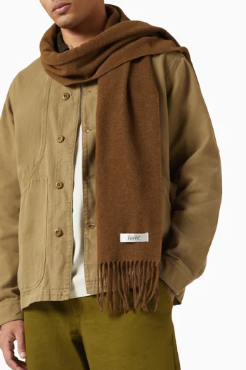 Fringe Scarf in Wool