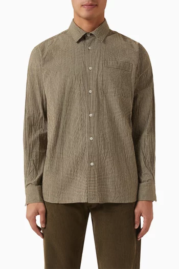 Pluto Checked Shirt in Organic Cotton