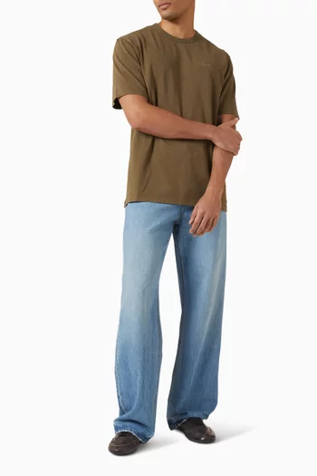 Oak Faded Wash T-shirt in Organic Cotton