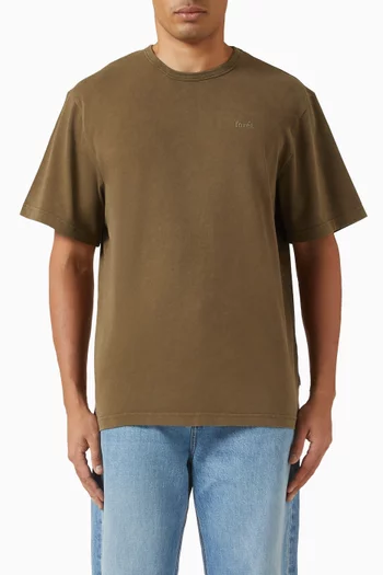 Oak Faded Wash T-shirt in Organic Cotton