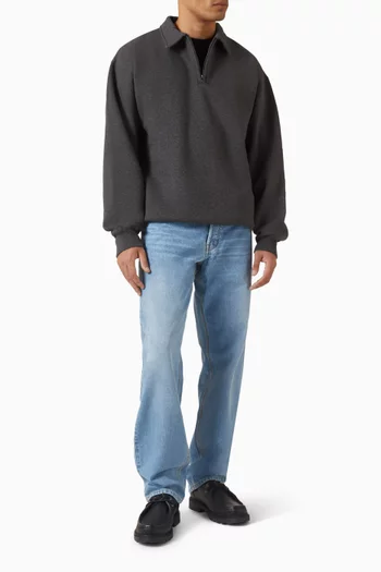 Hook Half-zip Sweatshirt in Organic Cotton