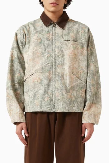 جاكيت بتصميم عملي قنب قطني