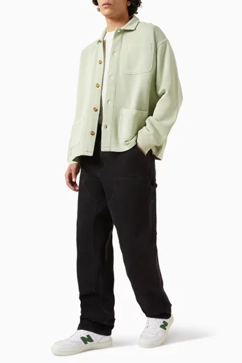 معطف بتصميم عملي بشعار الماركة دينم