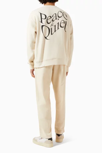 سويت شيرت بتصميم ملفوف قطن