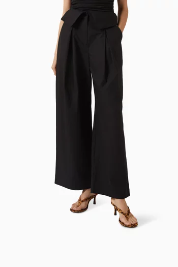 Farah Leopard-print Thong Sandals in Pony Hair