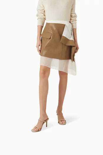 حذاء مفتوح أبتون يكعب 85 مم شمواه