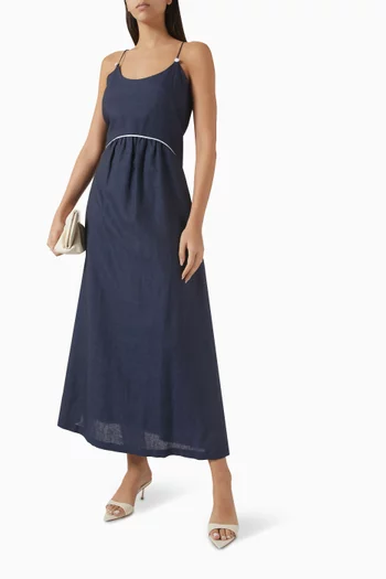 Elisse Dress in Linen