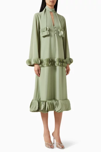 Zuella Ruffle Scarf Dress