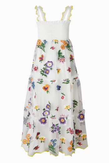 Carly Embroidered Maxi Dress