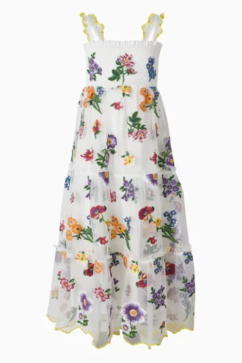 Carly Embroidered Maxi Dress