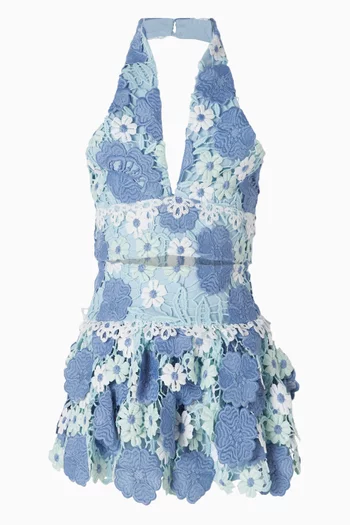 Jade Embroidered Halter Top